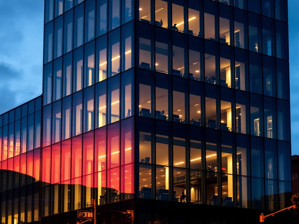 Modern Commercial Glass Facade